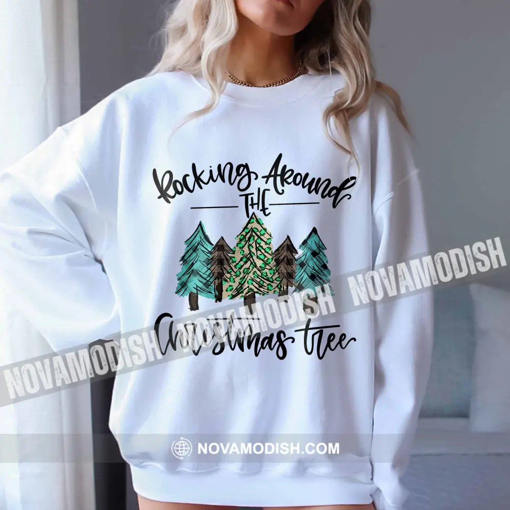 Unisex T-Shirt Rocking Around The Christmas Tree Christmas Hoodie Gift For T-Shirt