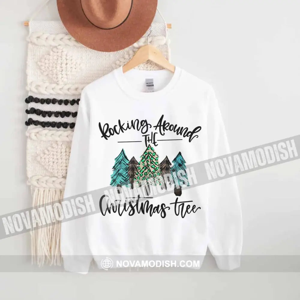 Unisex T-Shirt Rocking Around The Christmas Tree Christmas Hoodie Gift For T-Shirt
