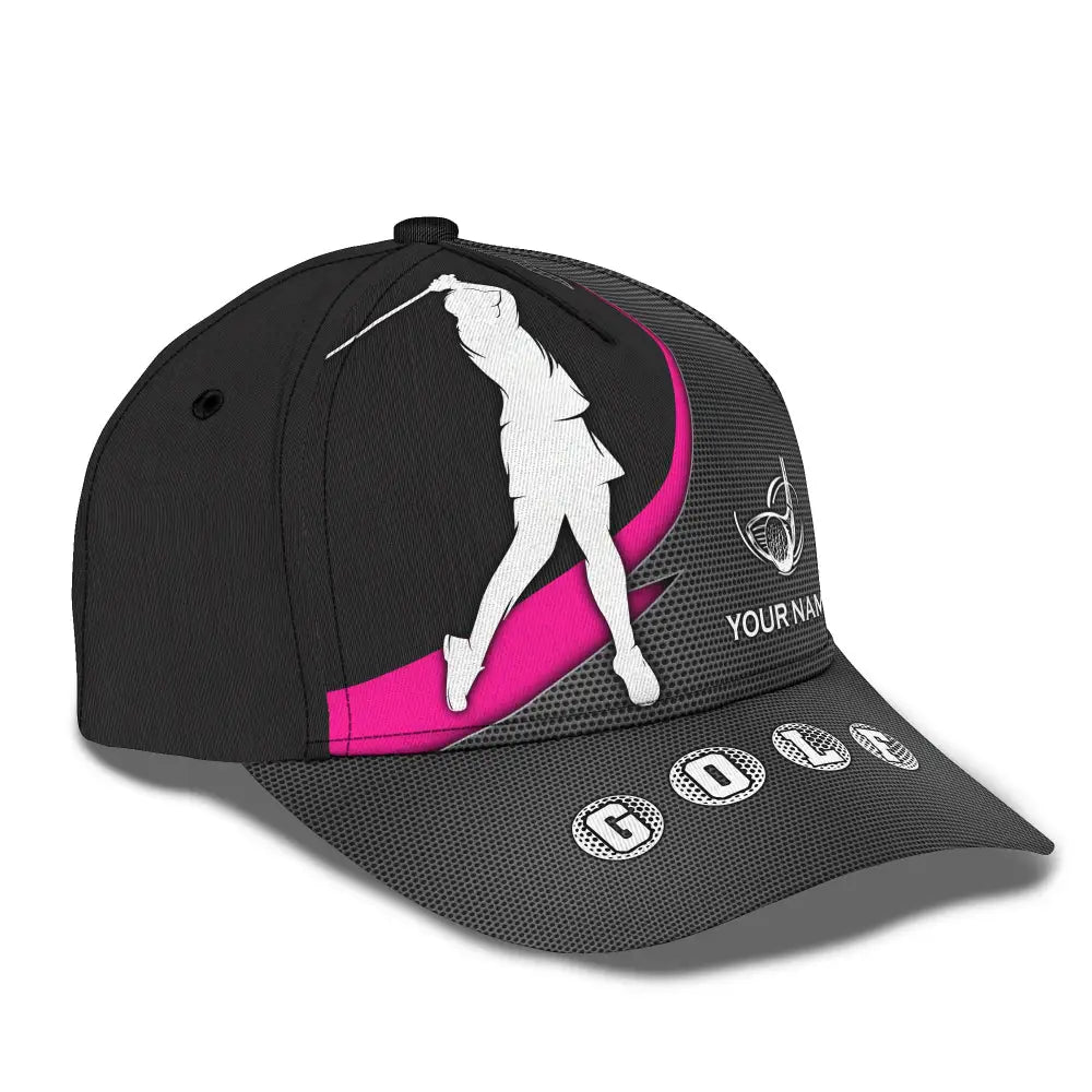 Woman Cap Personalized Golf Classic Hat Gift For Golfter Golfing Gifts T-Shirt