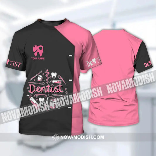 Woman Shirt - Custom Name Dentist T-Shirt - Personalized Dental Shirt - Gift For Dentists T-Shirt / S T-shirt
