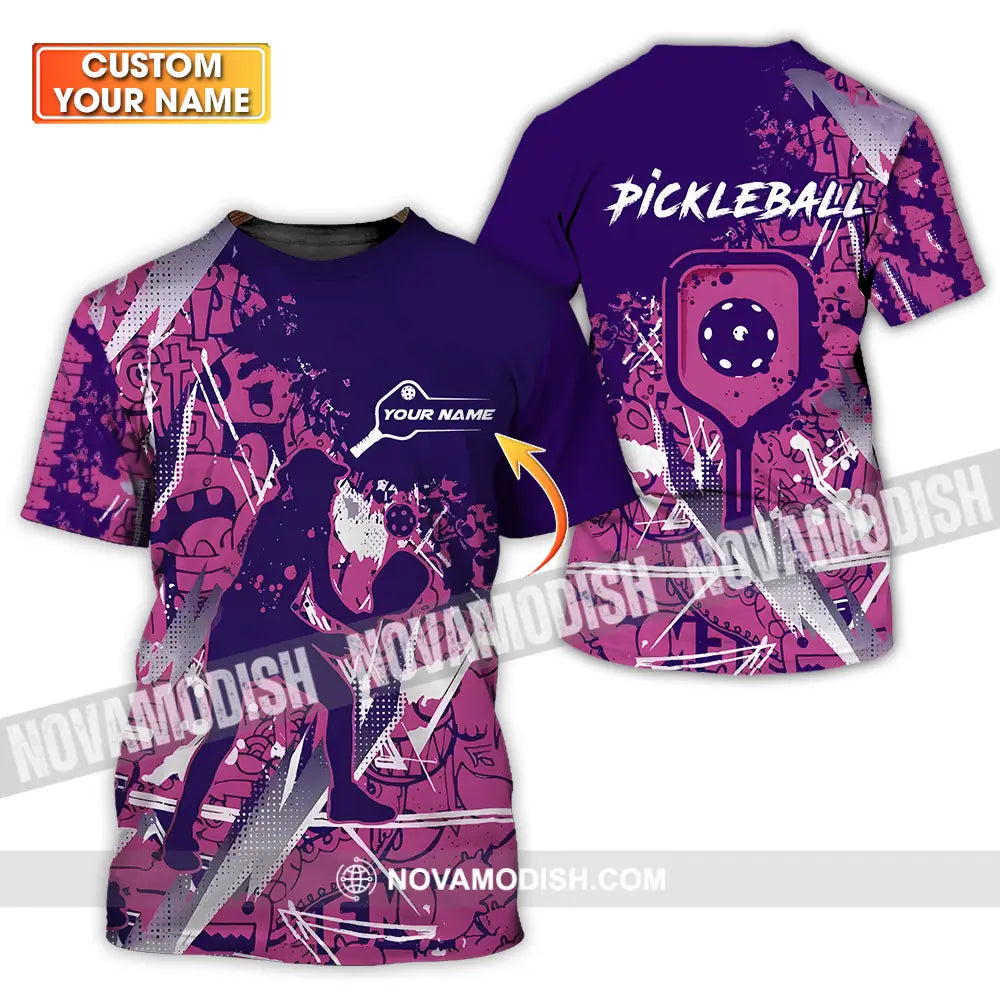 Woman Shirt - Custom Name Pickleball Shirt T-shirt