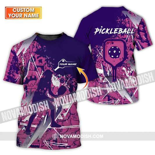 Woman Shirt - Custom Name Pickleball Shirt T-shirt