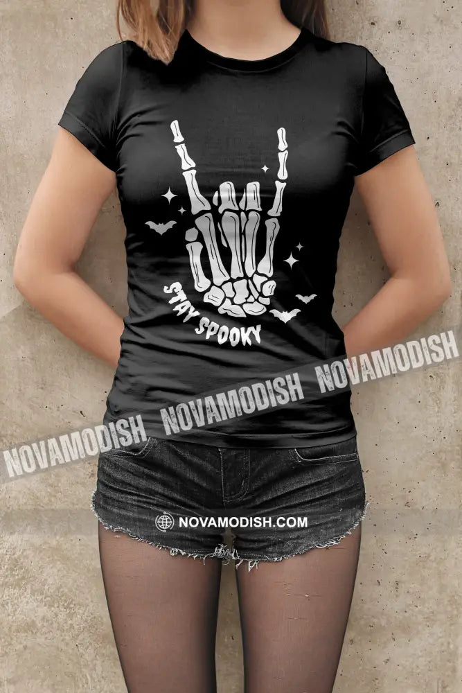 Woman T-Shirt Halloween Stay Spooky T-Shirt