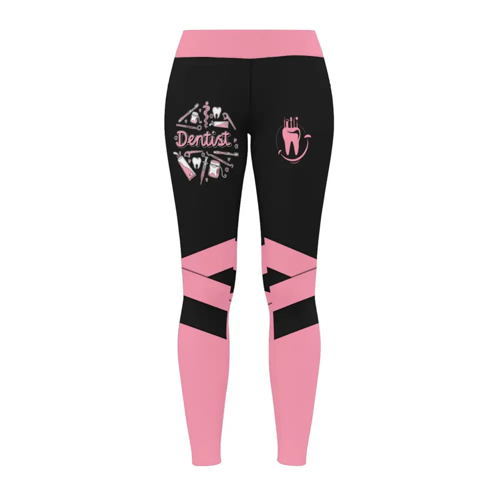 Women Clothing Dentist Legging Sportwear Pants For