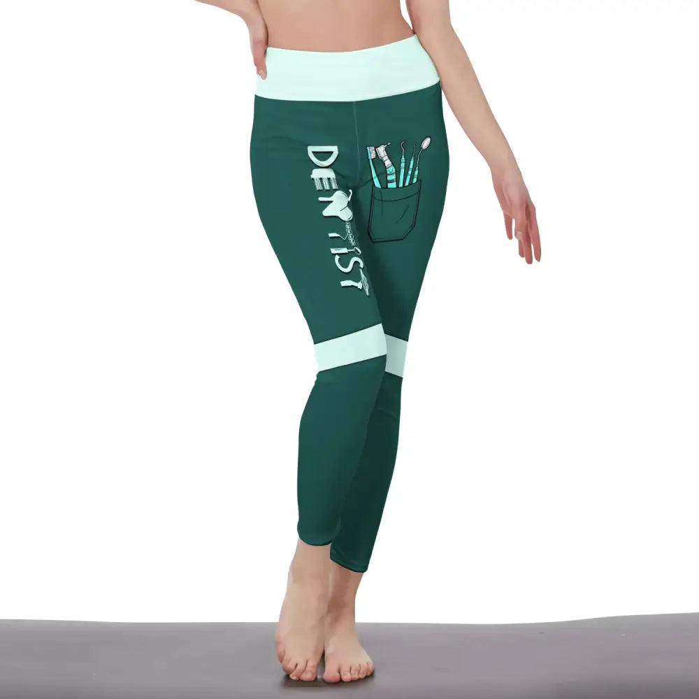 Women Clothing Dentist Legging Sportwear Pants For S