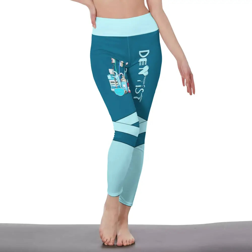 Women Clothing Dentist Legging Sportwear Pants For S