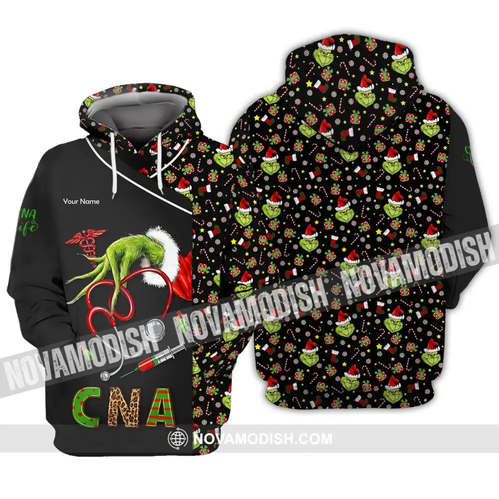 Women Shirt Cna Christmas Life T-Shirt Nurse Hoodie For Nurses / S