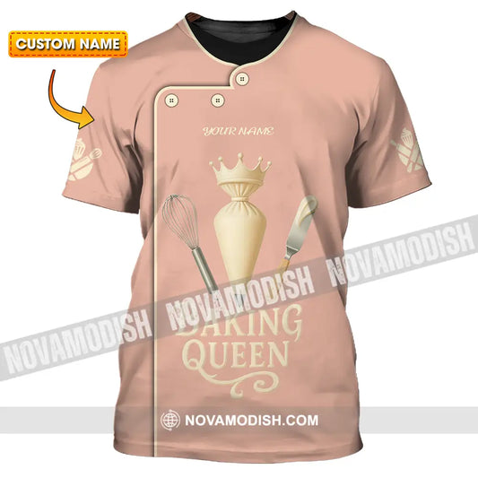 Women Shirt - Custom Baking Queen Shirt T-shirt