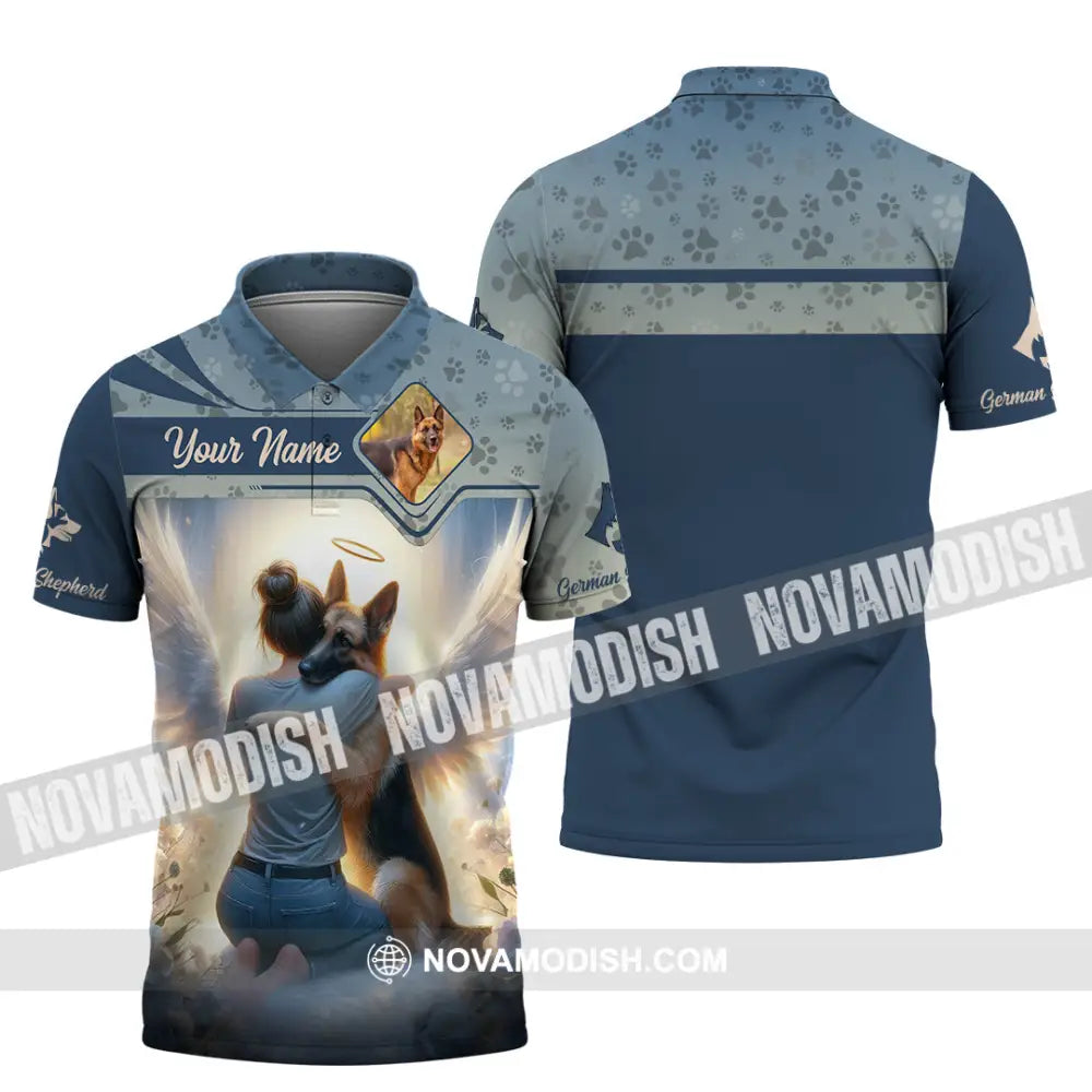 Women Shirt - Custom German Shepherd Shirt Polo Shirt / S T-shirt