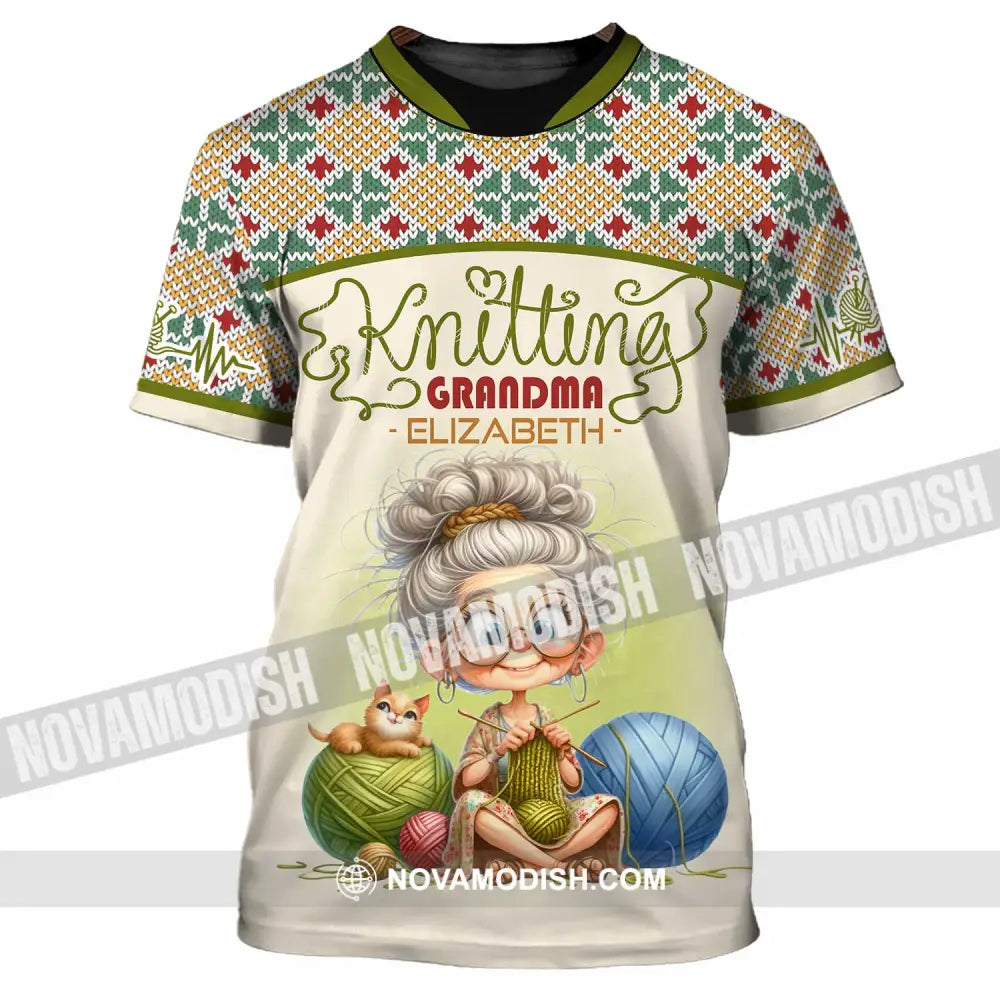 Women Shirt - Custom Knitting Grandma Shirt T-Shirt / S T-shirt