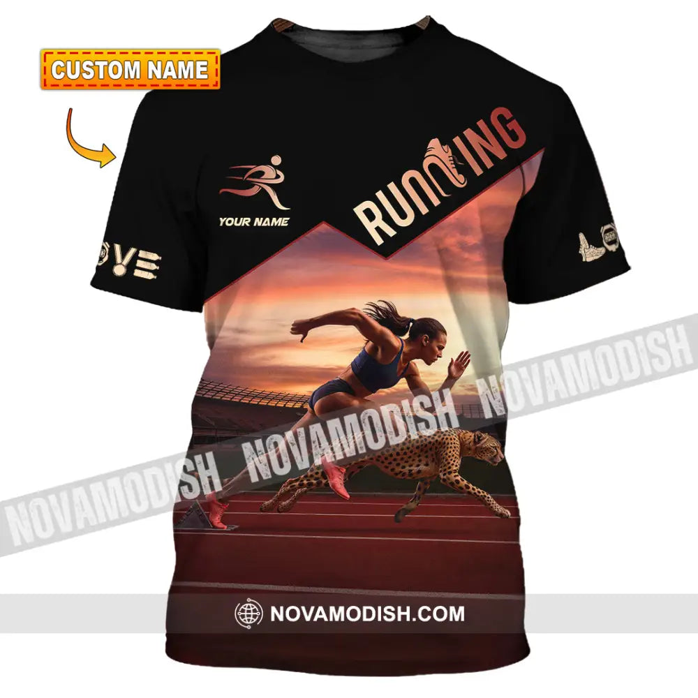 Women Shirt - Custom Love Running Player Shirt T-shirt