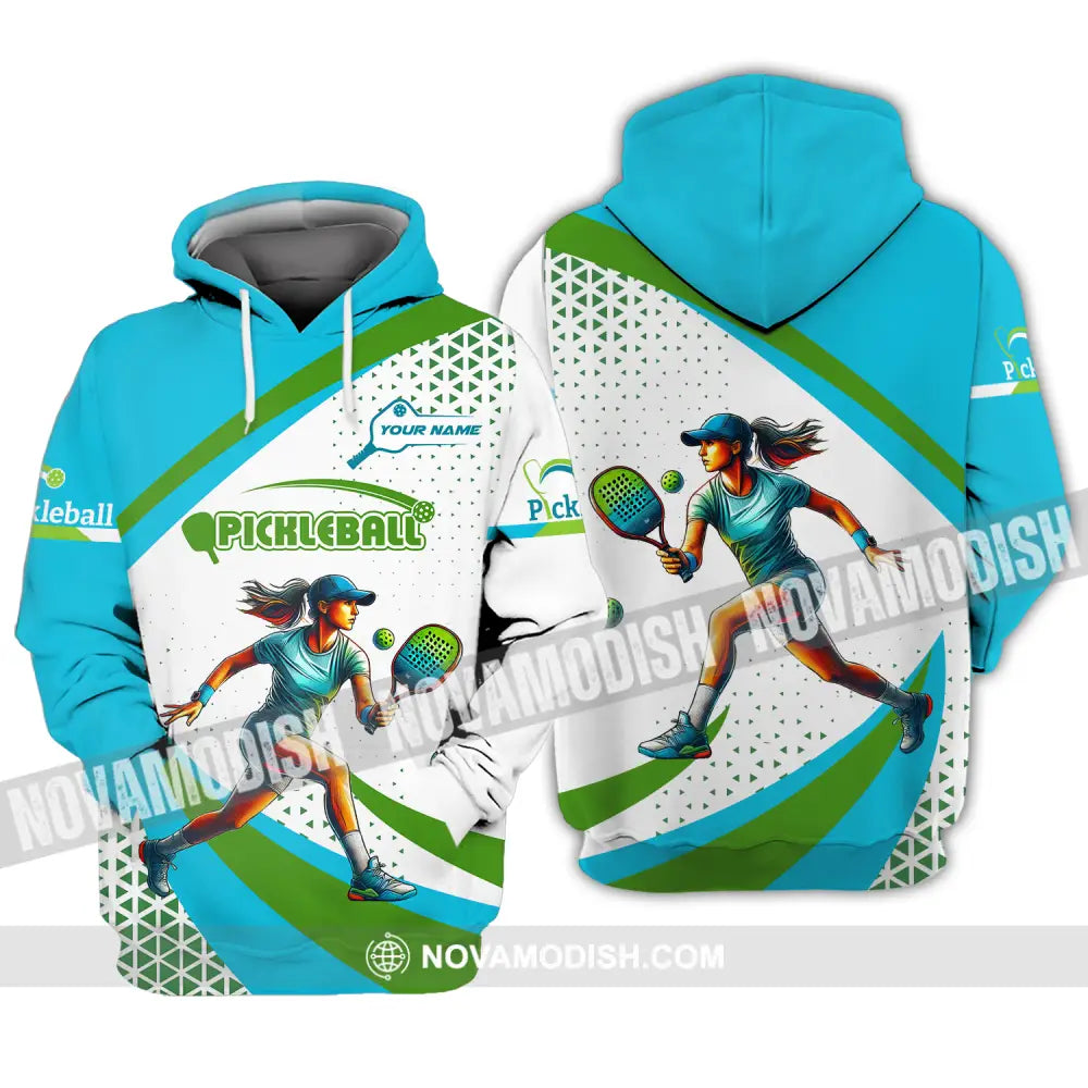 Women Shirt - Custom Name Sport Shirt Pickleball Classic Shirt Hoodie / S T-shirt