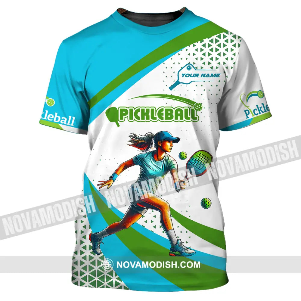 Women Shirt - Custom Name Sport Shirt Pickleball Classic Shirt T-Shirt / S T-shirt