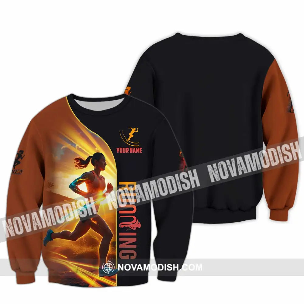 Women Shirt - Custom Running Shirt Long Sleeve / S T-shirt