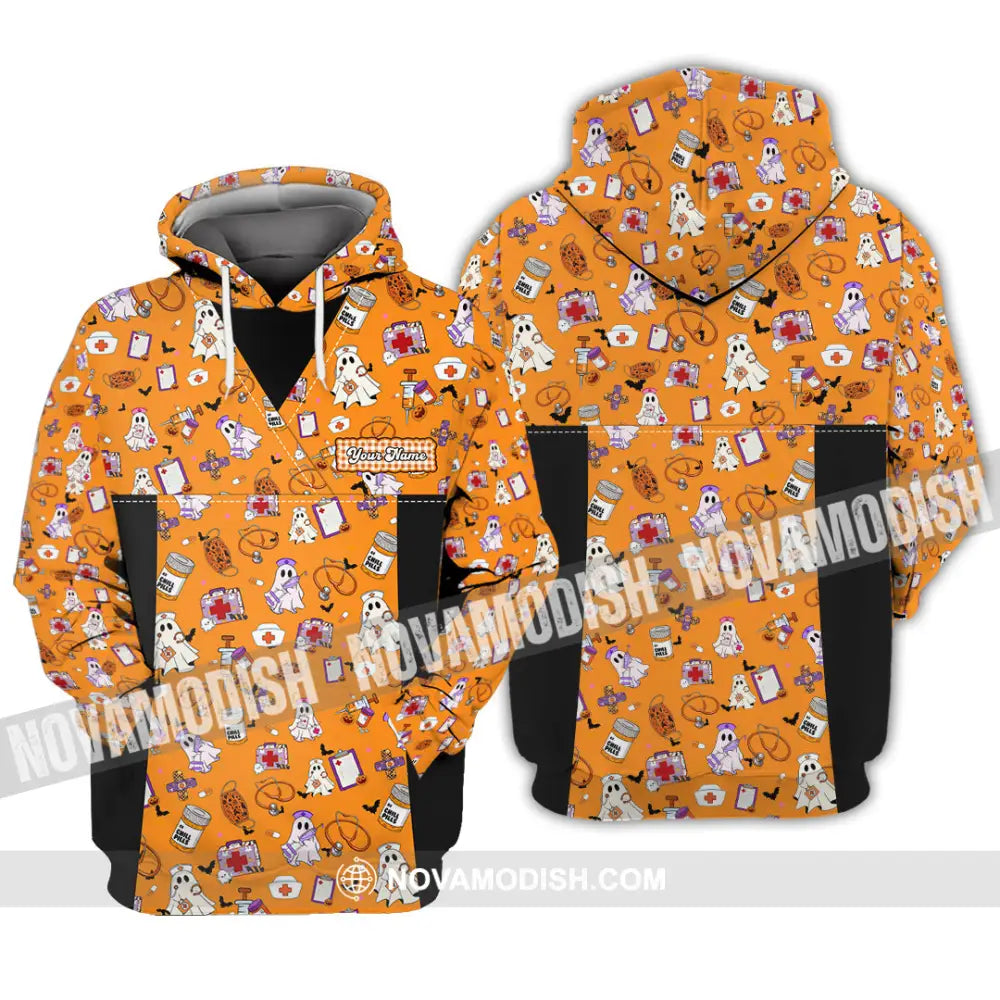 Women Shirt - Custom Scrubstar Fright Friends Halloween Shirt Hoodie / S T-shirt