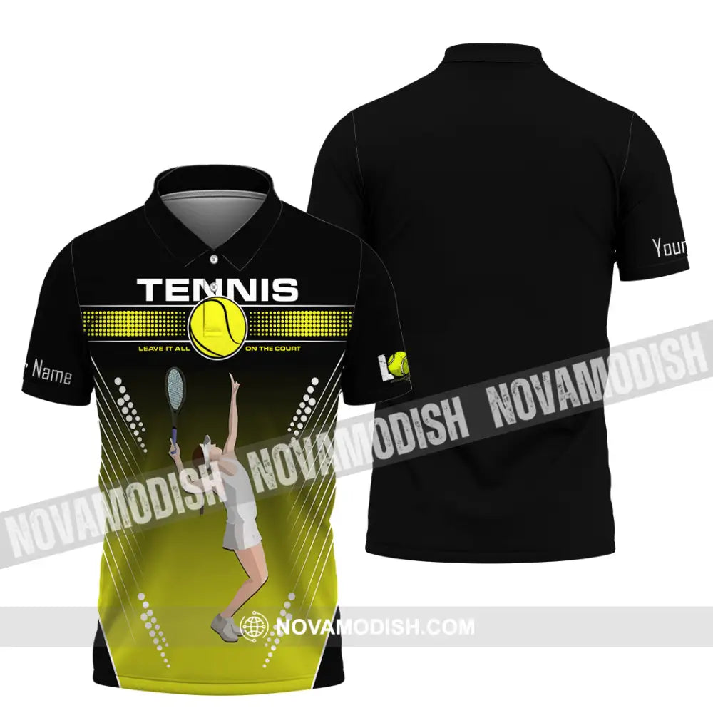 Women Shirt - Custom Tennis Player Sport Shirt Polo Shirt / S T-shirt