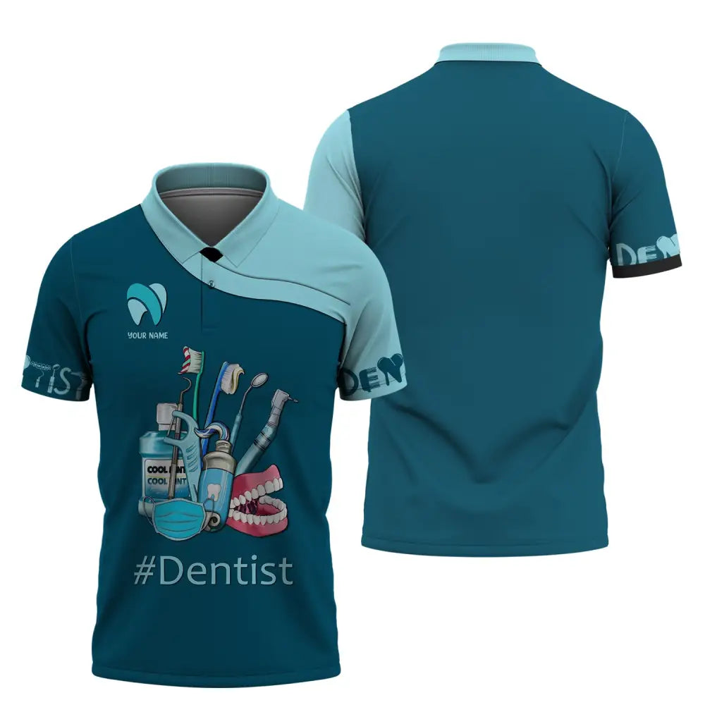 Women Shirt Dental Dentist Hoodie Sportwear Polo / S T-Shirt