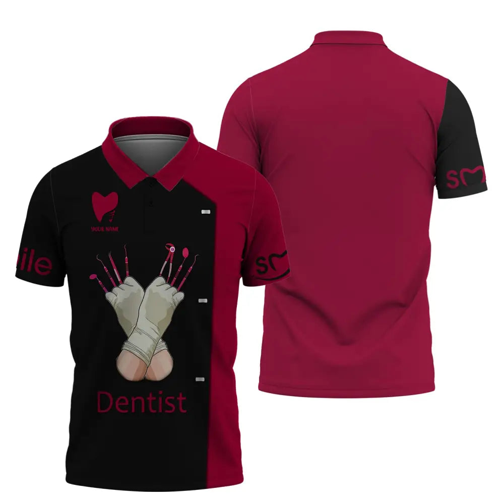 Women Shirt Dental Dentist Hoodie Sportwear Polo / S T-Shirt