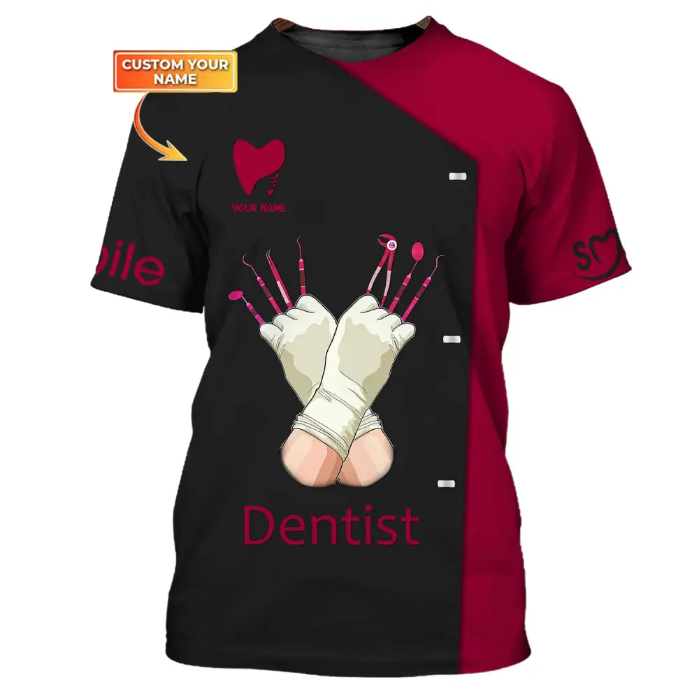 Women Shirt Dental Dentist Hoodie Sportwear T-Shirt / S
