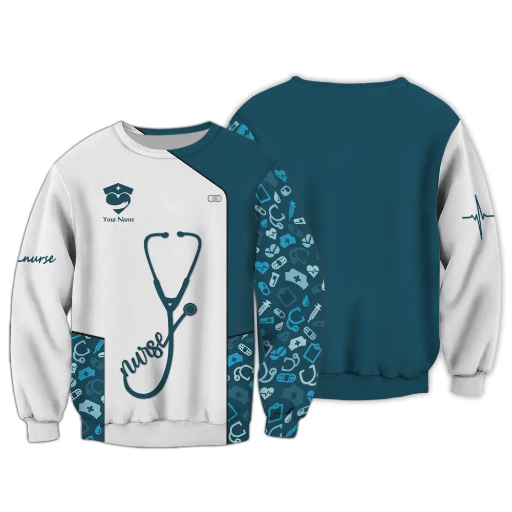 Women Shirt Nurse Life Nursing Shirts Sportwear Long Sleeve / S T-Shirt