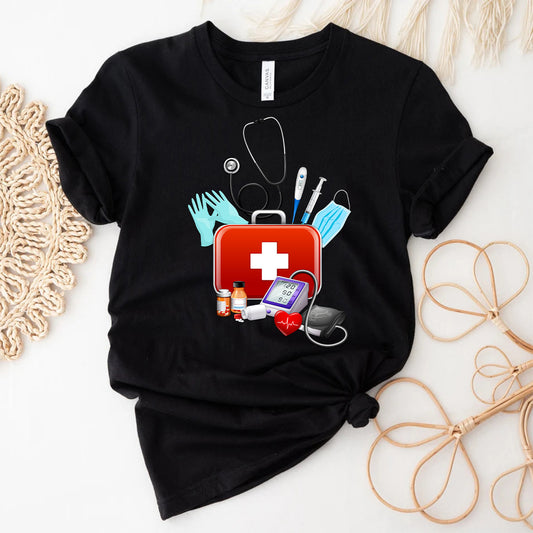 Damen-Shirt, Still-T-Shirt, Shirt für Krankenschwestern