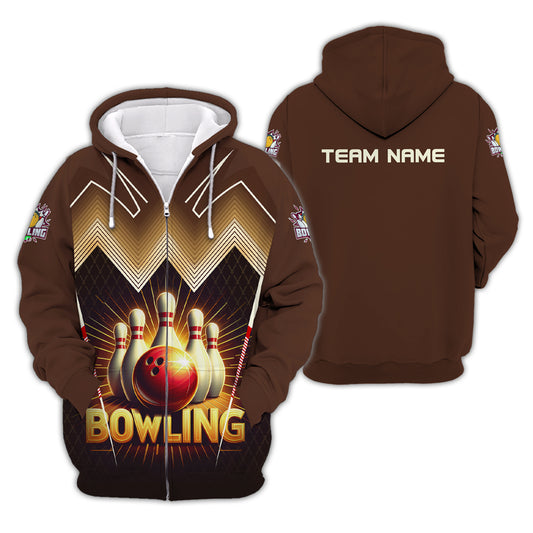 Unisex Shirt, Custom Team Name Bowling Shirt, Shirt For Bowling Clubs, Bowling Gift