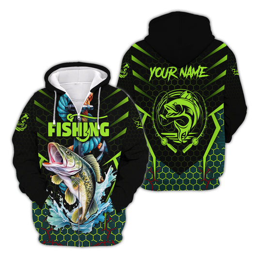Unisex Shirt, Custom Name Fishing Shirt, Fishing Lover Shirt, Fishing Hoodie Shirt Polo Long Sleeve