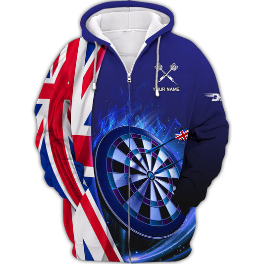 Unisex Shirt, Custom England Darts Polo Shirt, Darts Hoodie, Darts Team T-Shirt, Gift for Darts Players