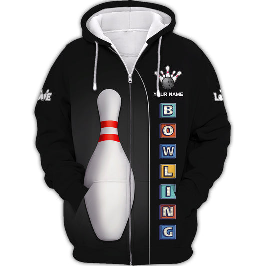 Unisex Shirt, Custom Name Bowling Shirt, Shirt For Bowling Lovers, Bowling Gifts
