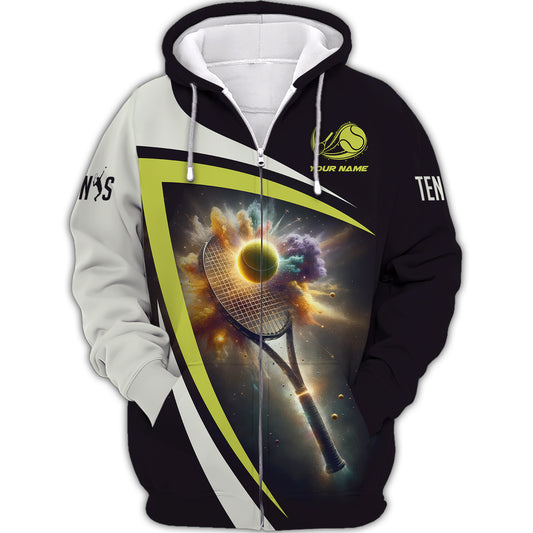 Unisex Shirt, Custom Name Tennis Shirt, Tennis Gift, Tennis Lover T-Shirt, Tennis Player Apparel