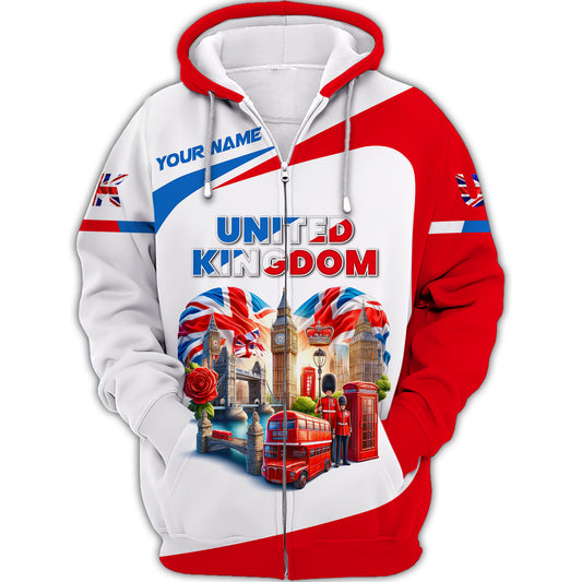 Unisex Shirt, Custom Name England Shirt, United Kingdom Polo Long Sleeve, English Shirt