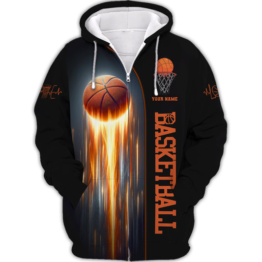 Man Shirt, Custom Name Basketball Shirt, Basketball Polo, Gift for Basketball Player