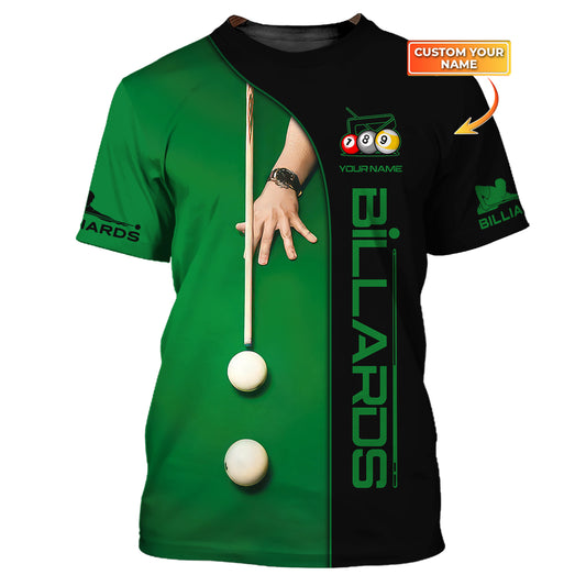 Unisex-Shirt, Billard-Polo, Billard-T-Shirt, Billard-Shirt, Shirt für Billard-Liebhaber