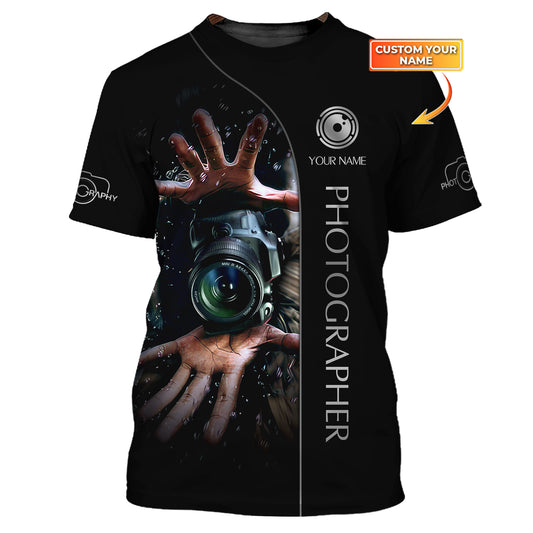 Unisex Shirt, Custom Photographer Shirt, Photo Camera Hoodie, T-shirt For Photographers