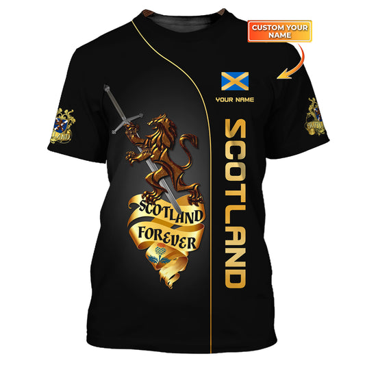 Unisex Shirt, Custom Scotland Shirt, Scotland Forever, Scotland T-Shirt, Scotland Clothing