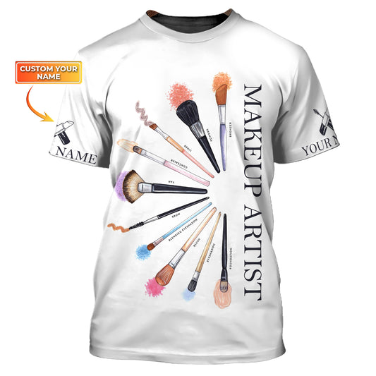 Damen Shirt, Makeup Artist Shirt, Makeup Artist Hoodie, Makeup Artist Sportwear