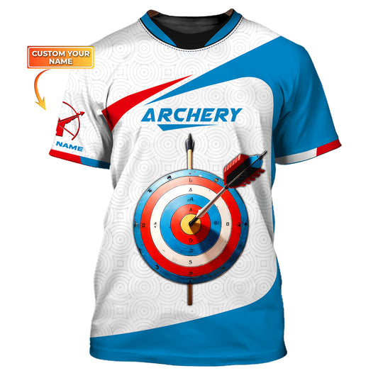 Unisex-Shirt, Bogenschießen-Polo, Bogenschießen-T-Shirt, Geschenke für Bogenschießen, Shirt für Bogenschießen-Liebhaber