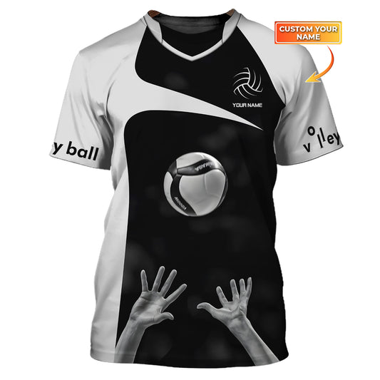 Unisex-Shirt, individuelles Volleyball-Shirt, Volleyball-Club, T-Shirt für Volleyball-Team, Geschenk für Volleyball-Spieler