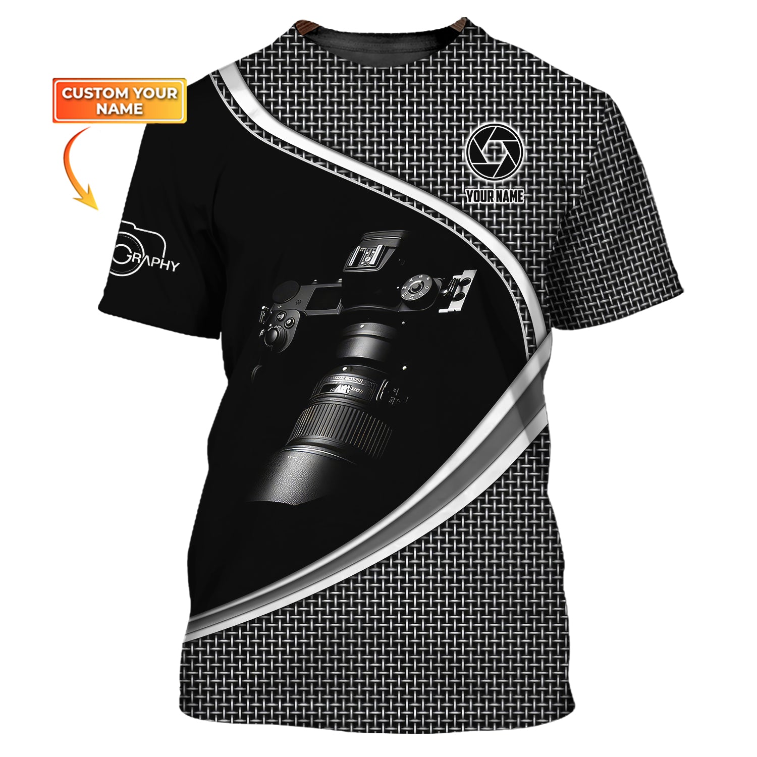 Unisex Shirt, Custom Name Photographer Shirt, Camera Lover Shirt, Gift