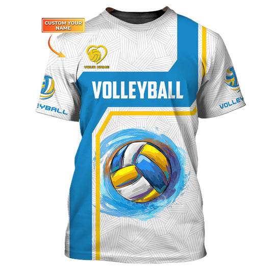 Unisex-Shirt, individuelles Volleyball-Shirt, T-Shirt für Volleyball-Team, Geschenk für Volleyballspieler