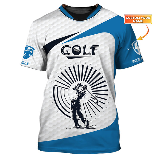 Herren-Shirt, Golf-Shirt, Golf-Polo-Shirt, Geschenk für Golfer, Golf-T-Shirt, Golf-Geschenke