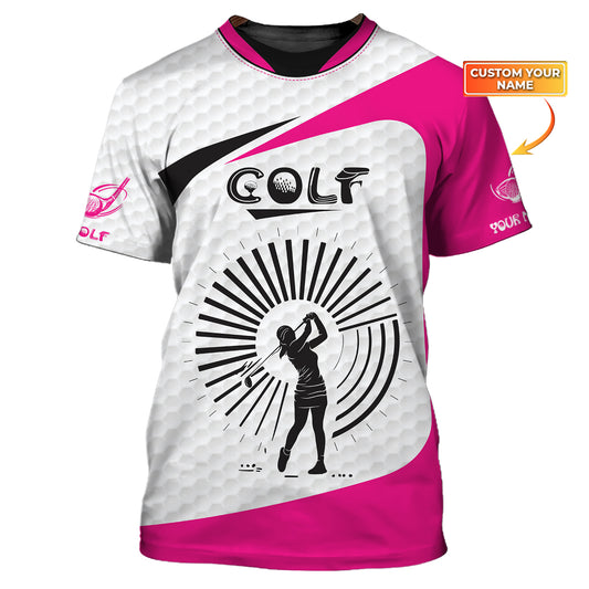 Woman Shirt, Golf T-Shirt, Golf Player Polo Shirt, Gift for Golfer, Golf Tee, Golfing Gifts