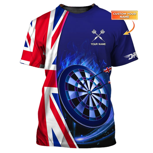 Unisex-Shirt, individuelles England-Darts-Poloshirt, Darts-Hoodie, Darts-Team-T-Shirt, Geschenk für Darts-Spieler