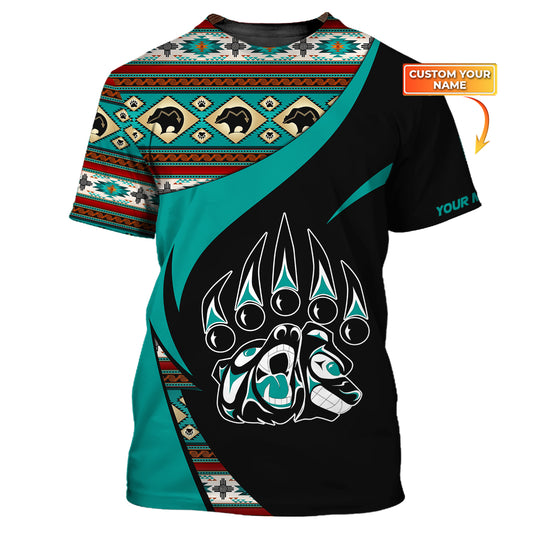 Unisex Shirt, Native Bear Shirt, Native American Hoodie, Indigenes Shirt