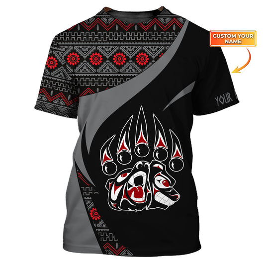 Unisex Shirt, Native Bear Shirt, Native American Hoodie, Indigenous Shirt