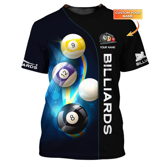 Unisex Shirt, Billiards T-Shirt, Pool Shirt, Billiards Polo, Billiards Shirt, Shirt For Billiards Lovers