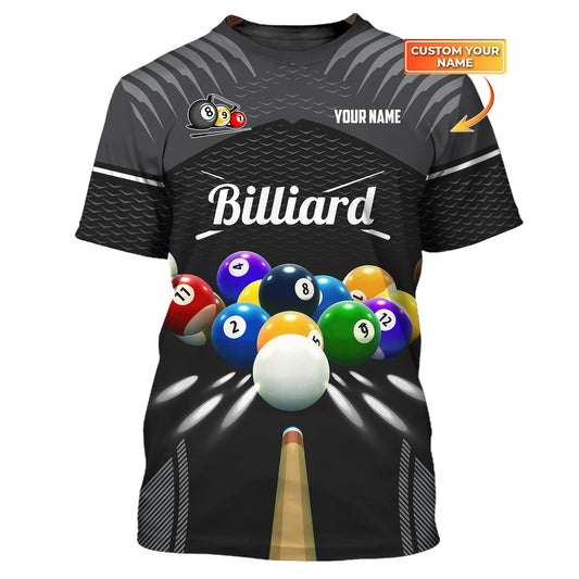 Unisex Shirt, Billiards Custom T-shirt, Billiards Polo Shirt, Billiards Shirt, Shirt For Billiards Lovers