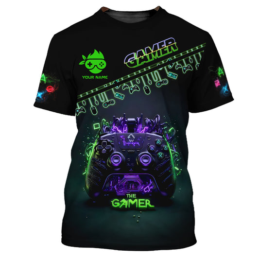 Unisex Shirt, Custom Name Shirt for Gamer, Gamer Hoodie, The Gamer, Gift for Game Lover
