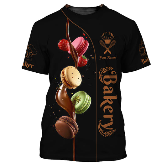 Unisex Shirt, Custom Name Bakery Shirt, Bakery Chef, Bakery Shop T-Shirt, Bakery Gift