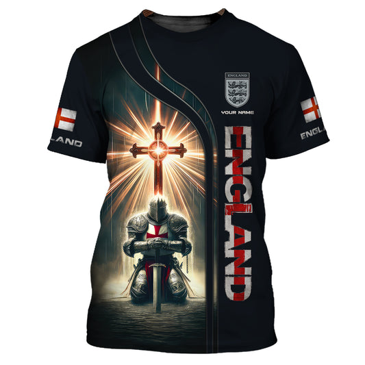 Unisex Shirt, Custom Name England Shirt, United Kingdom Polo Long Sleeve, English Shirt